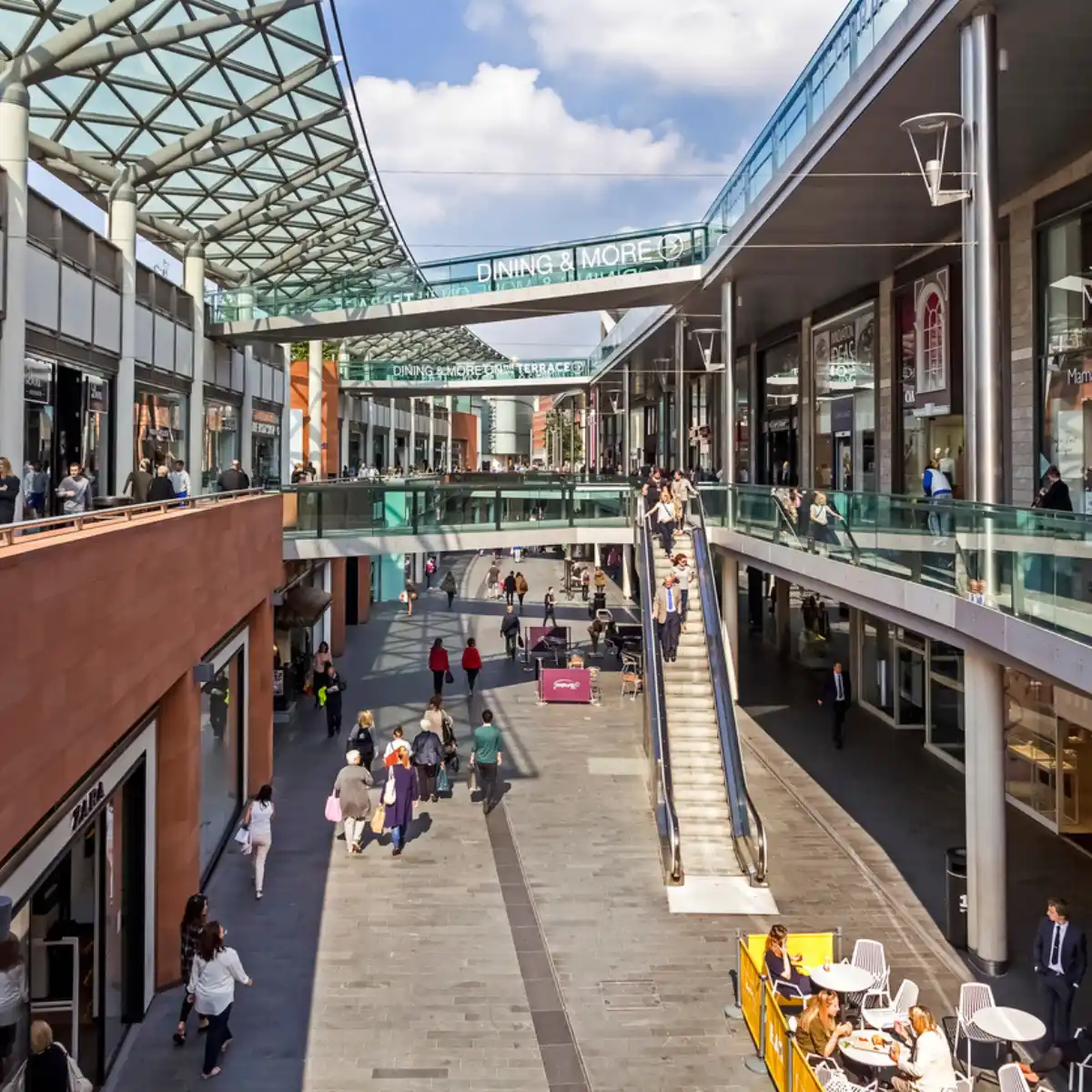 shopping centres